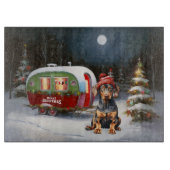 Planche À Découper Winter Doberman Caravan Christmas Adventure (Devant)
