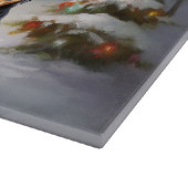 Planche À Découper Winter Rottweiler Caravan Christmas Adventure (Coin)