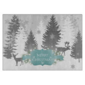 Planche À Découper Winter Wonderland Cutboard - Turquoise (Devant)