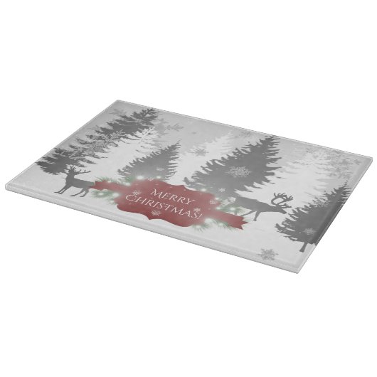 Planche À Découper Winter Wonderland Cutting Board - Rouge (Coin)