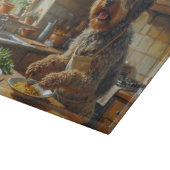 Planche À Découper Wirehaired Pointing Griffon Cooking in Kitchen (Coin)