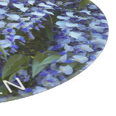 Planche À Découper Wisteria à pendage pourpre Personnalisée Florale (Coin)