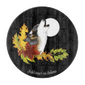 Planche À Découper Wolf Howling Moon (Devant)