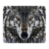 Planche À Découper Wolf Portrait graphique inspiré (Devant)