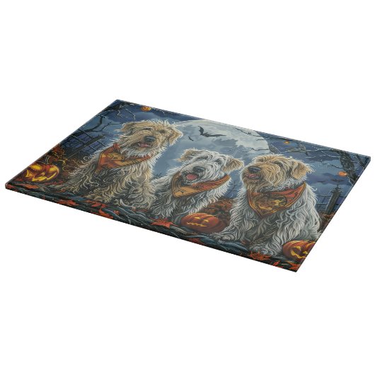 Planche À Découper Wolfhound Halloween Éffrayant (Coin)