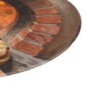 Planche À Découper Wood-Fired Pepperoni Pizza Rustic Italian (Coin)