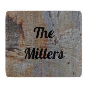 Planche À Découper Woodgrain Nom de famille Arbre écorce Photo Nature