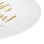 Planche À Découper World’s Best Mom gold custom script mignon (Coin)