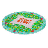 Planche À Découper Wreath brillante et brillante (Coin)