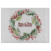 Planche À Découper Wreath Red Berries (Devant)