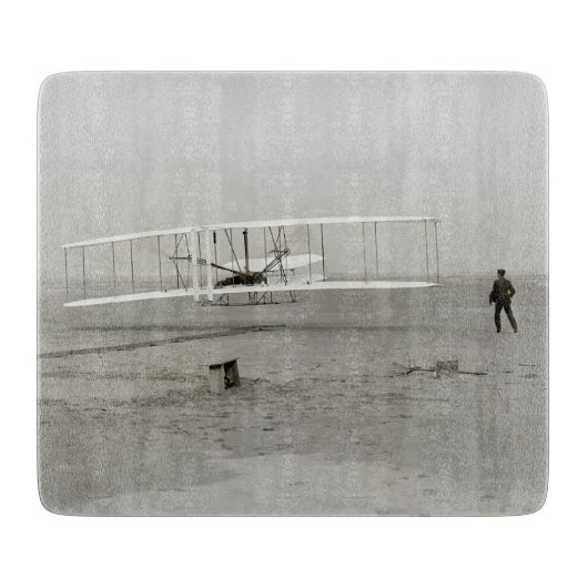 Planche À Découper Wright Brothers Flyer First Plane Flight Aviation (Devant)