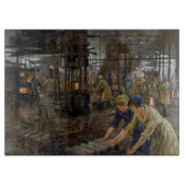 Planche À Découper WW1 1918 Les femmes qui travaillent dans une usine (Devant)