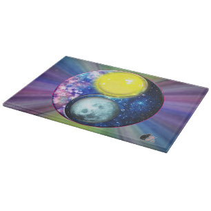 Planche À Découper Yang-Yin / Soleil-Lune
