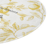 Planche À Découper Yellow Fruit Lemons Make Lemonade (Coin)