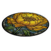 Planche À Découper Yellow Peony Stained Glass (Coin)