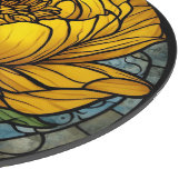 Planche À Découper Yellow Peony Stained Glass (Coin)