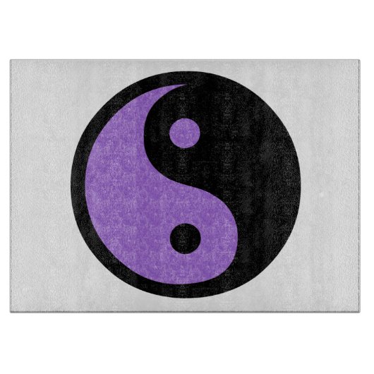 Planche À Découper Yin pourpre Yang (Devant)