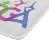 Planche À Découper Yoga Poses Silhouettes Thunder_Cove (Coin)