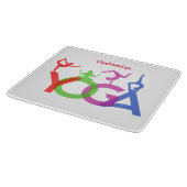 Planche À Découper Yoga Poses Silhouettes Thunder_Cove (Coin)