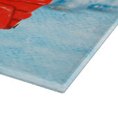 Planche À Découper Yorkshire Terrier Chien Livraison de Noël Camion (Coin)