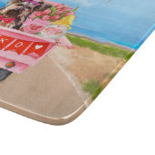 Planche À Découper Yorkshire Terrier Chien Valentine's Day Coeurs Cam (Coin)