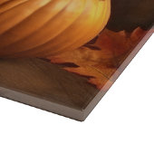 Planche À Découper Yorkshire Terrier chiot Autumn Delight Citrouille  (Coin)