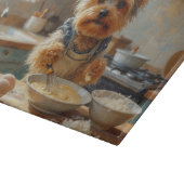 Planche À Découper Yorkshire Terrier Cooking in Kitchen (Coin)