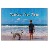 Planche À Découper Your Pet Photo Cutting Board with Custom Text (Devant)