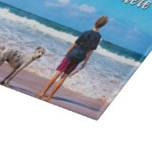 Planche À Découper Your Pet Photo Cutting Board with Custom Text (Coin)