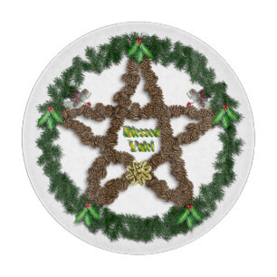 Planche À Découper Yuletide Pentacle