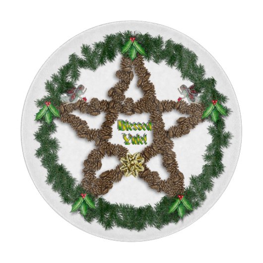 Planche À Découper Yuletide Pentacle (Devant)