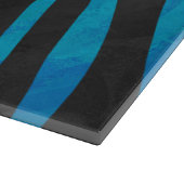 Planche À Découper Zebra Black et Blue Print (Coin)