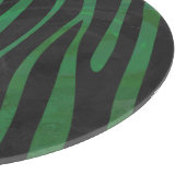 Planche À Découper Zebra Black et Green Print (Coin)