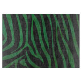 Planche À Découper Zebra Black et Green Print (Devant)