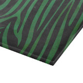 Planche À Découper Zebra Black et Green Print (Coin)