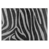 Planche À Découper Zebra noir et gris clair (Devant)