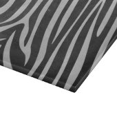Planche À Découper Zebra noir et gris clair (Coin)