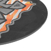 Planche À Découper Zebra Orange et White Wild Me (Coin)