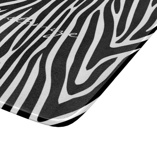 Planche À Découper Zebra Stripes Motif Thunder_Cove (Coin)