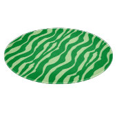 Planche À Découper Zèbre rayures - Tons de Lime Vert (Coin)