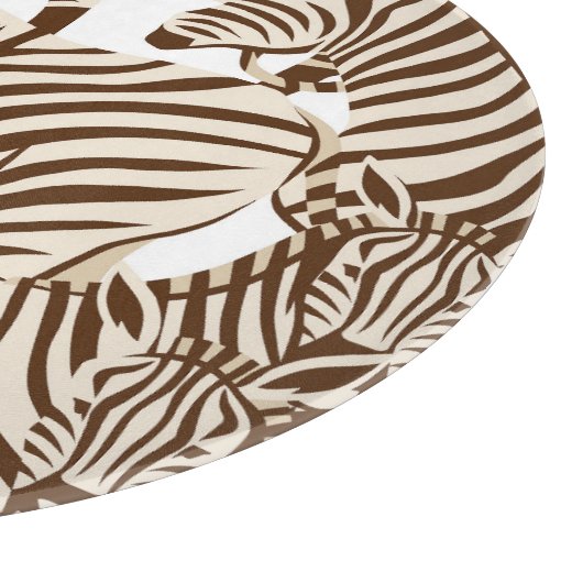 Planche À Découper Zèbres, savane sauvage, motif sans soudure (Coin)