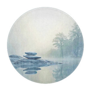 Planche À Découper Zen d'hiver : Bilan du lac Foggy