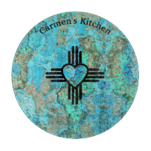 Zia Heart Turquoise New Mexico