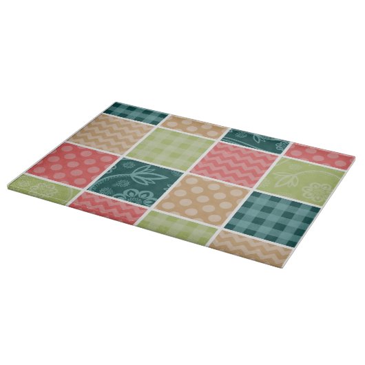 Planche À Découper Zigzag, Chevron, En vichy, Pois, Patchwork (Coin)