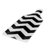 Planche À Découper Zigzag Chevron Noir Et Blanc (Coin)