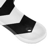 Planche À Découper Zigzag Chevron Noir Et Blanc (Coin)