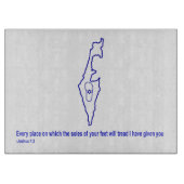 Planche À Découper Zo Artzeinu - Joshua 1:3 (Devant)