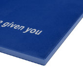 Planche À Découper Zo Artzeinu - Joshua 1:3 (Coin)