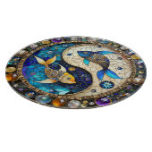 Planche À Découper Zodiac - Poissons de poisson Yin et Yang (Coin)