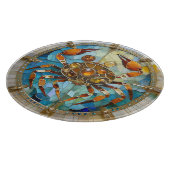 Planche À Découper Zodiaque - Cancer Le Crabe (Coin)